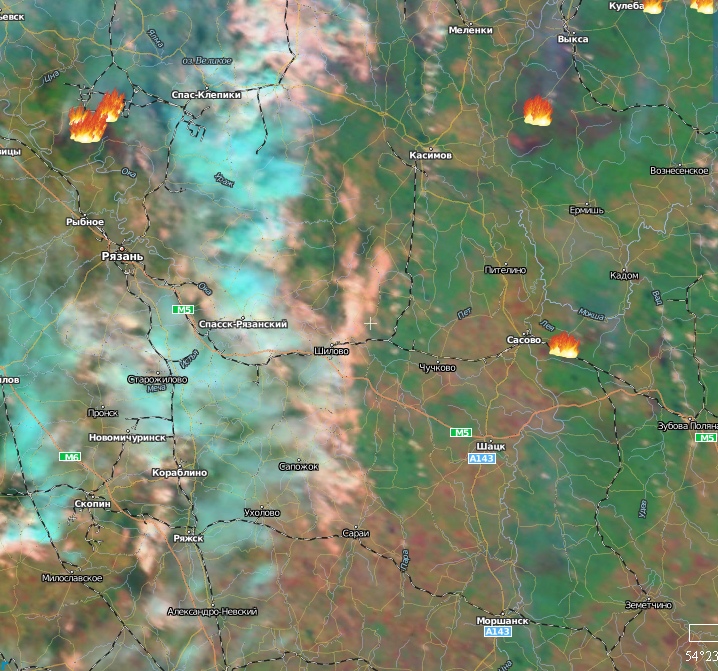 Карта пожаров в иркутской области онлайн со спутника в реальном времени